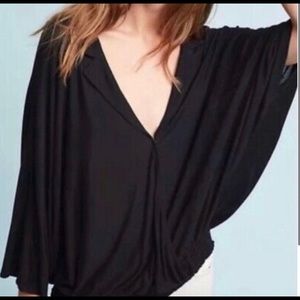 Anthropologie Postmark Dolman Sleeve Lagenlook Top